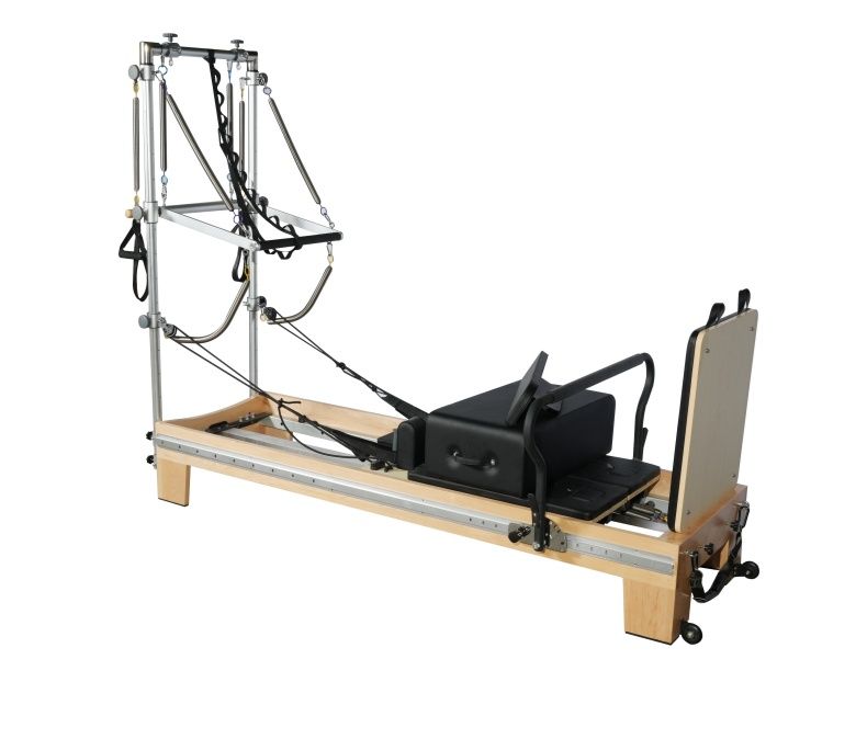 Maple Full Track Split Pilates Reformator med Tower