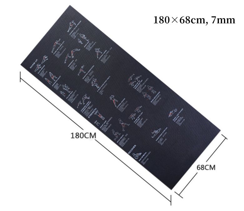 PVC-män och kvinnors icke-halkprofessionella sportträningsmatta