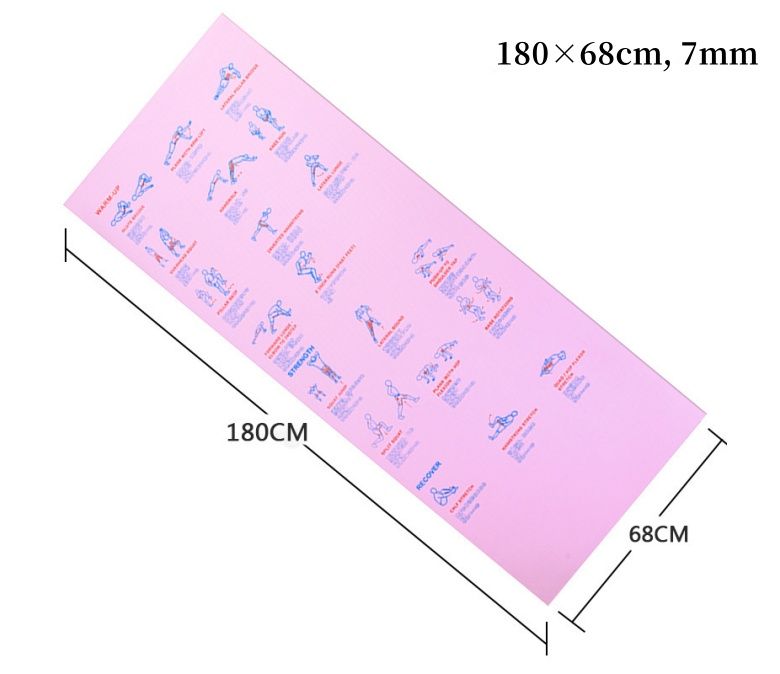 PVC-män och kvinnors icke-halkprofessionella sportträningsmatta