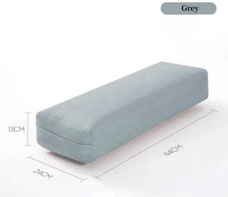 Yoga Bolster Pillow Premium Meditation Bolsters Stödjande rektangulär kudde