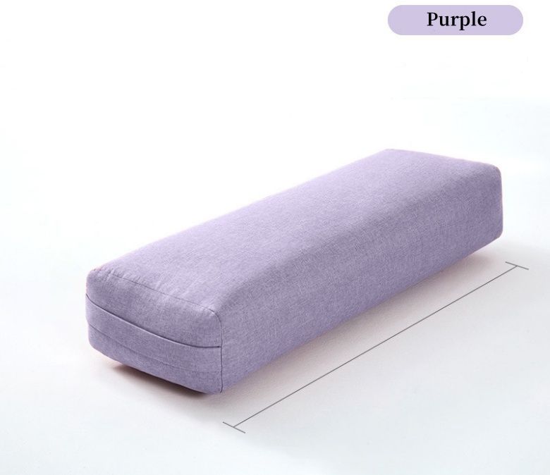 Yoga Bolster Pillow Premium Meditation Bolsters Stödjande rektangulär kudde