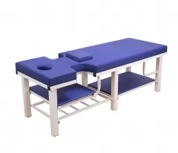 Stationärt massagebord med andningsfashål