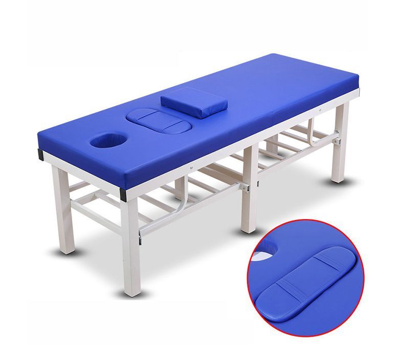 Stationärt massagebord med andningsfashål