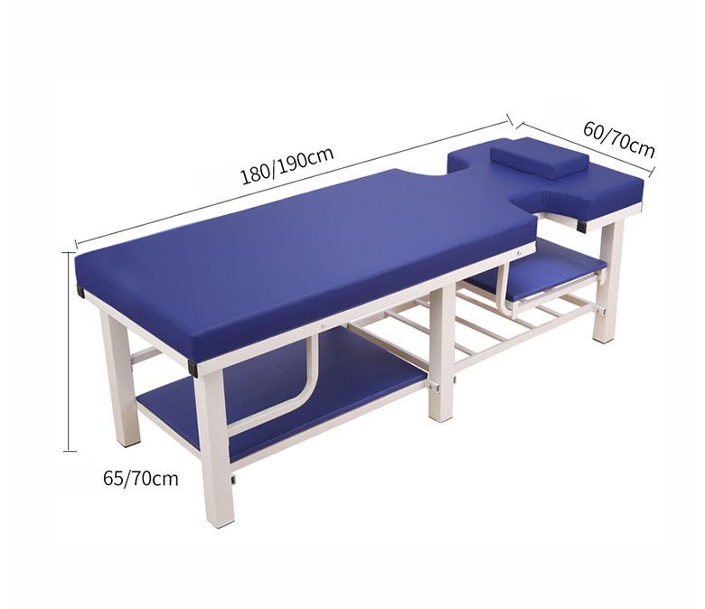 Stationärt massagebord med andningsfashål