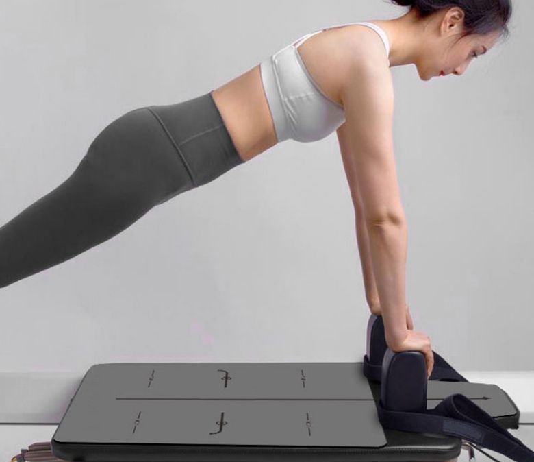 Anpassad designad PU Pilates Reformator Non-Slip Mat