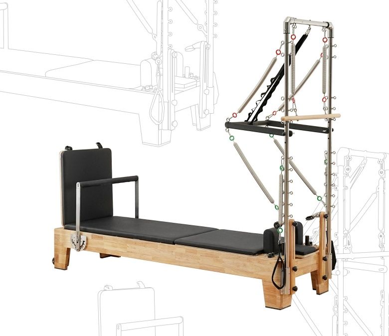 Pilates reformator med tornet