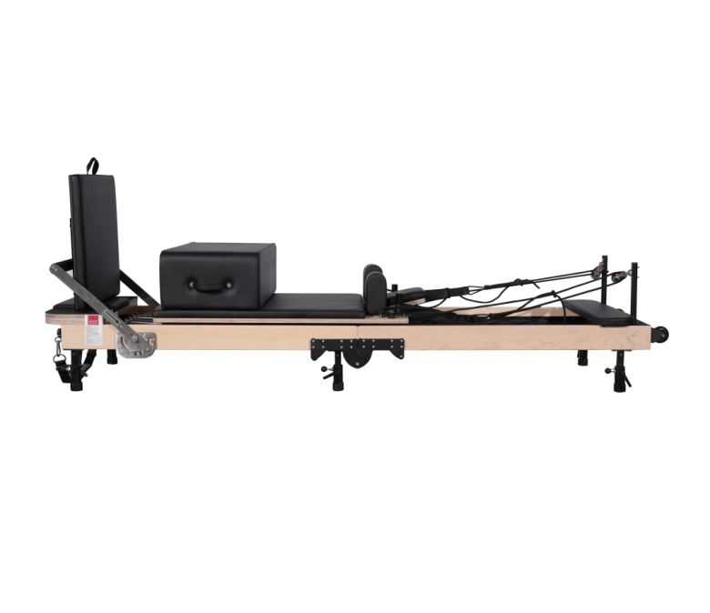 Maple Folding Pilates Reformer (Justerbar Benhöjd)