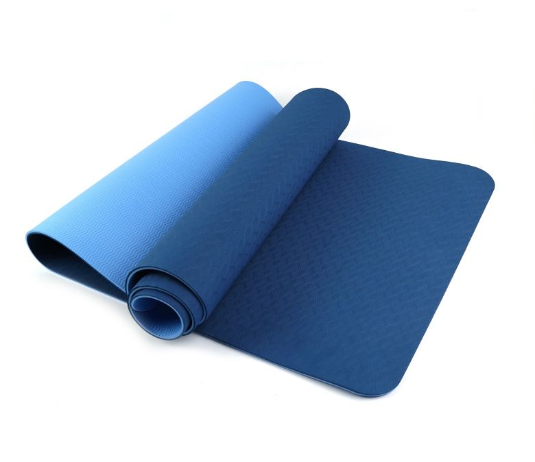Dubbelskikt TPE Yoga Mat 6mm