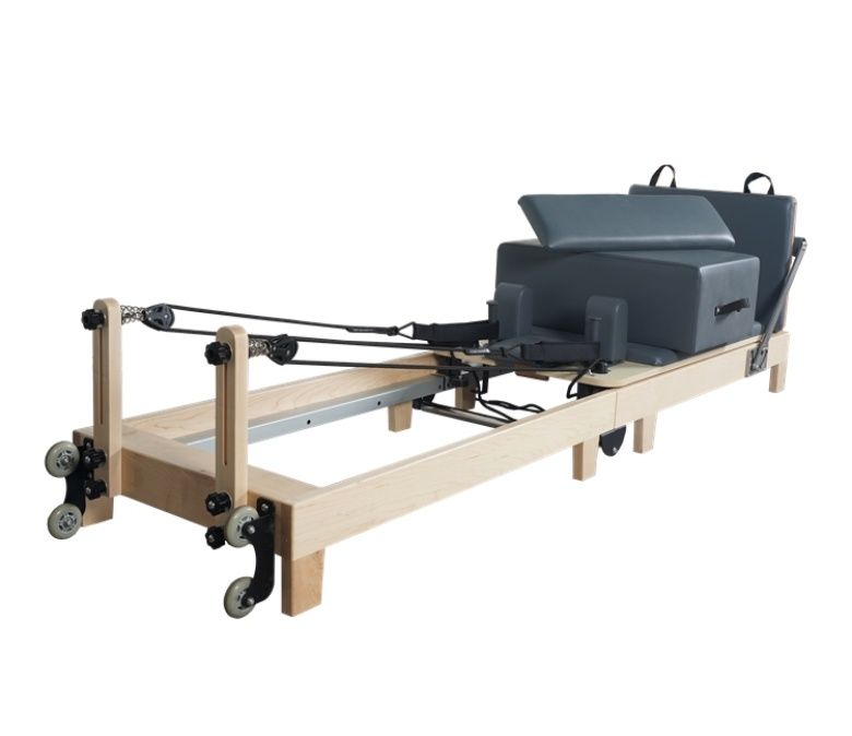Foldbar Pilates träningsmaskin med träben