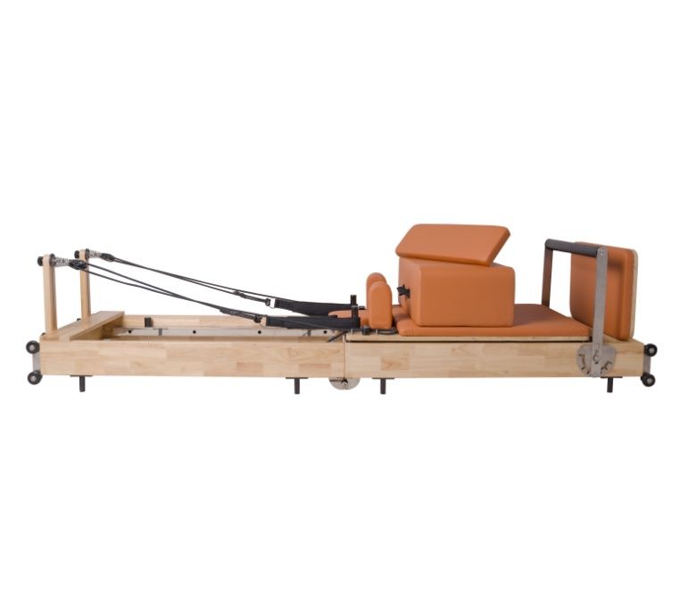 Fällbar träkroppsbalans Pilates Core Bed Reformator