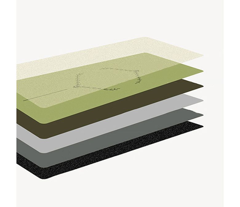 Ny uppgraderad uppvärmning Frosted Pu Rubber Yoga Mat