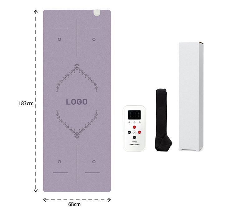 Ny uppgraderad uppvärmning Frosted Pu Rubber Yoga Mat