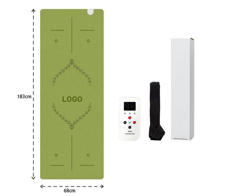 Ny uppgraderad uppvärmning Frosted Pu Rubber Yoga Mat