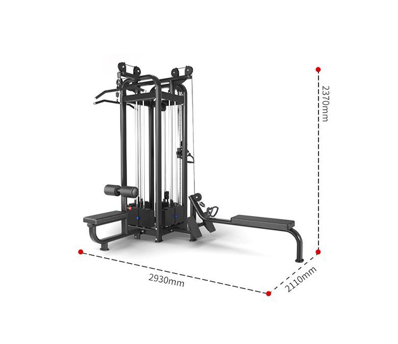 Multi Jungle 8 Stations Machine Gym Equipment