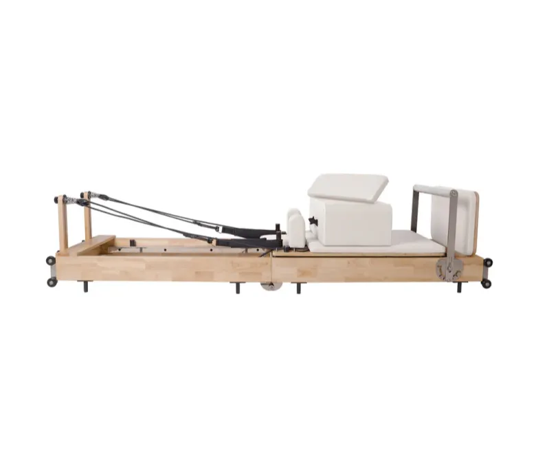 Fällbar träkroppsbalans Pilates Core Bed Reformator