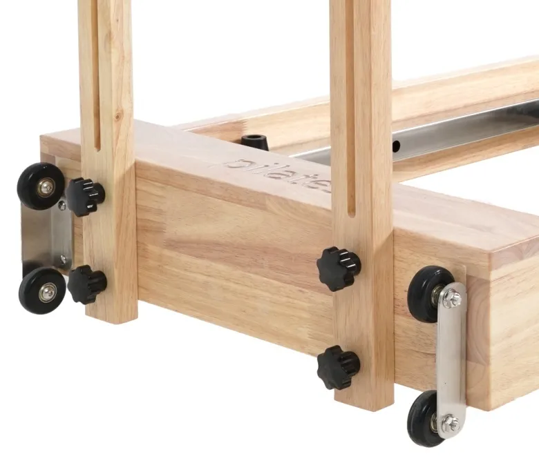 Fällbar träkroppsbalans Pilates Core Bed Reformator