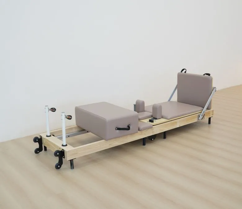Fällbar träkroppsbalans Pilates Core Bed Reformator