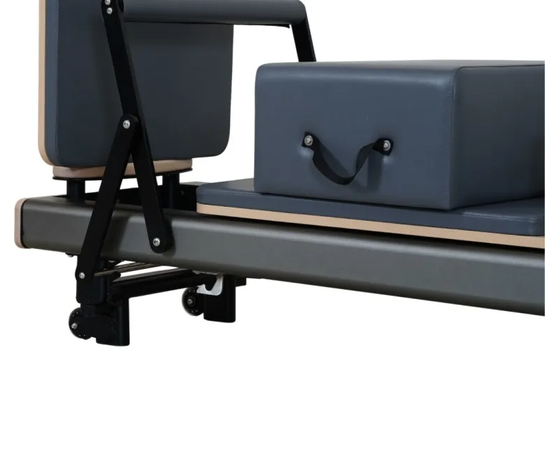 Gunmetal grå anodiserad aluminium pilates reformator säng