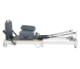 Vit aluminium vikbar pilates reformator till salu