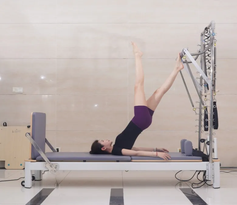 Studio Aluminiumlegering Pilates Reformer Med Torn