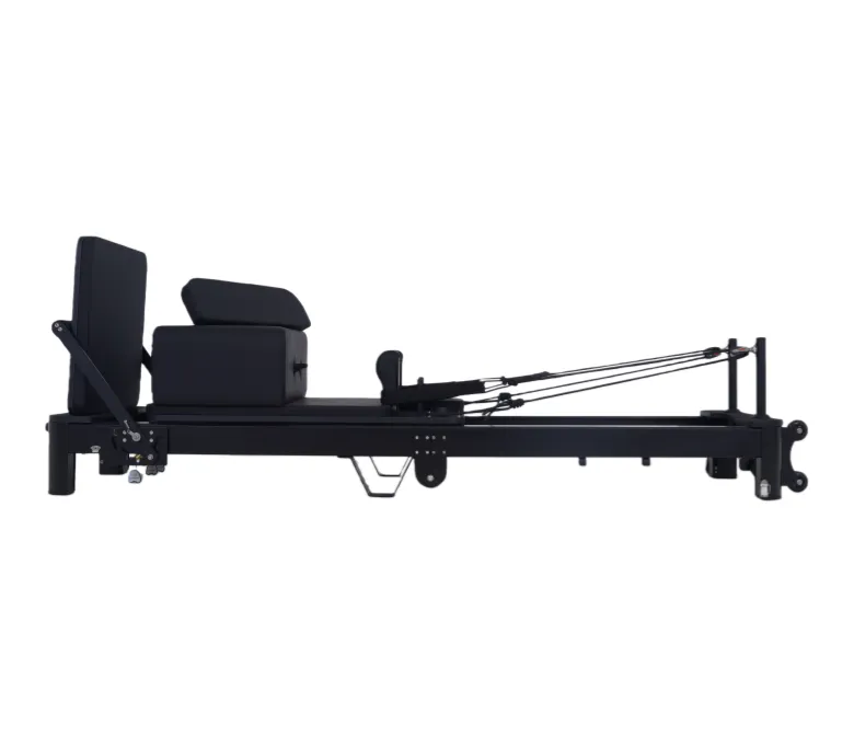 Vit Aluminium Hopfällbar Pilates Reformer Till Salu