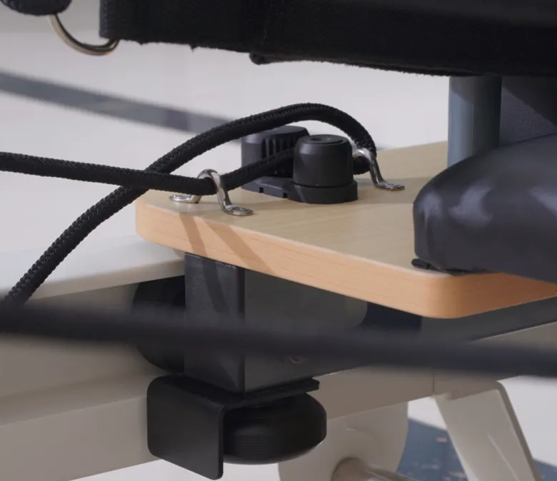 Vit Aluminium Hopfällbar Pilates Reformer Till Salu