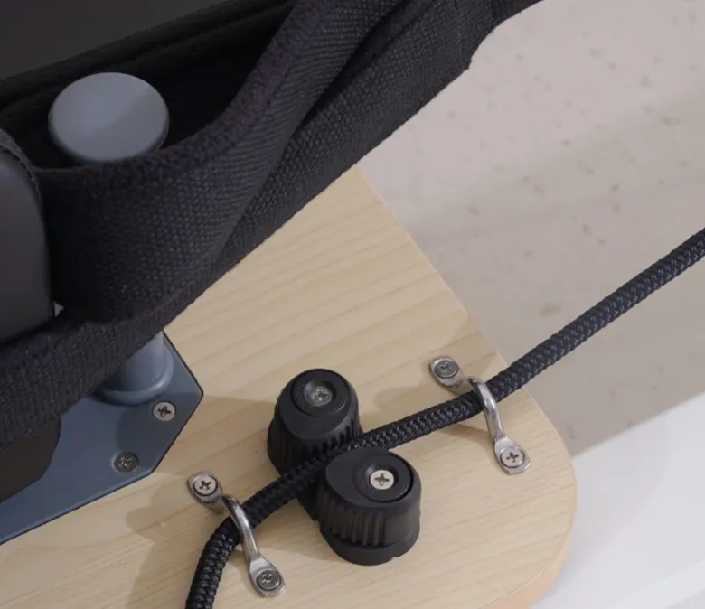 Vit Aluminium Hopfällbar Pilates Reformer Till Salu