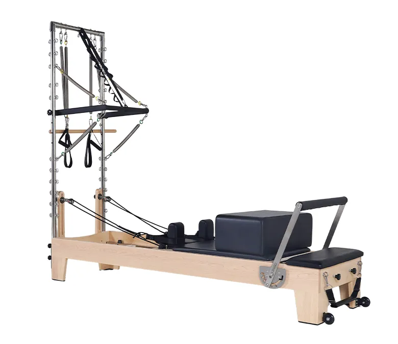 Studio Pilates Maple Reformer Med Halv Trapets