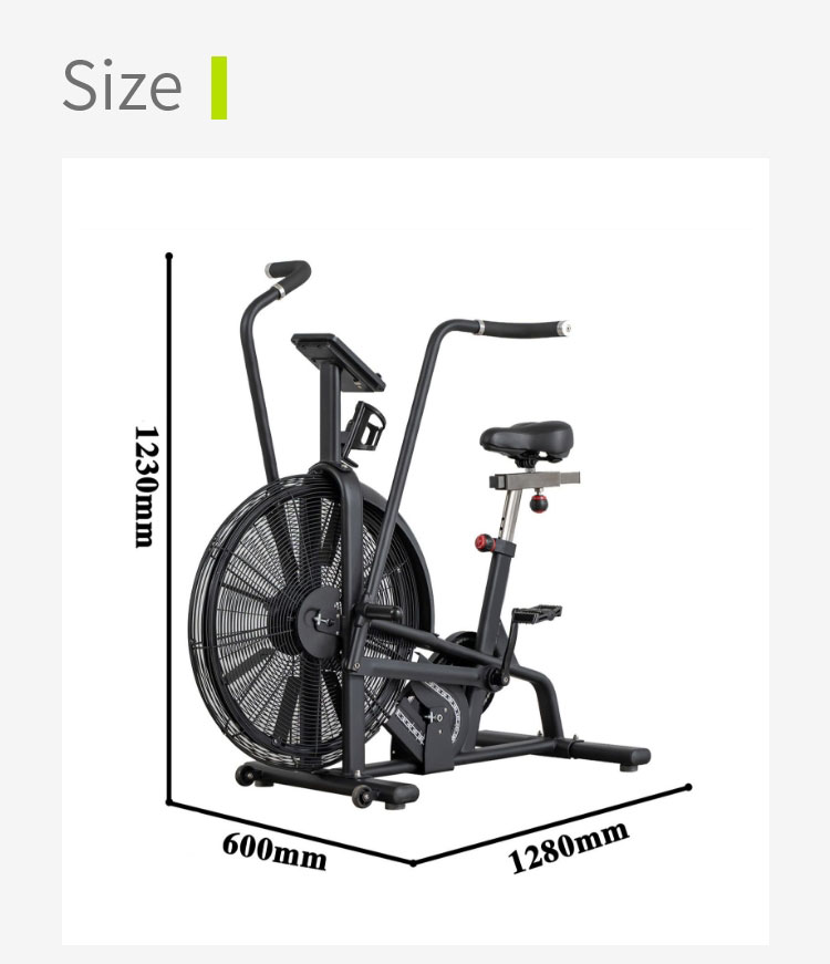 Hushållets aerob fitness vindmotståndscykel