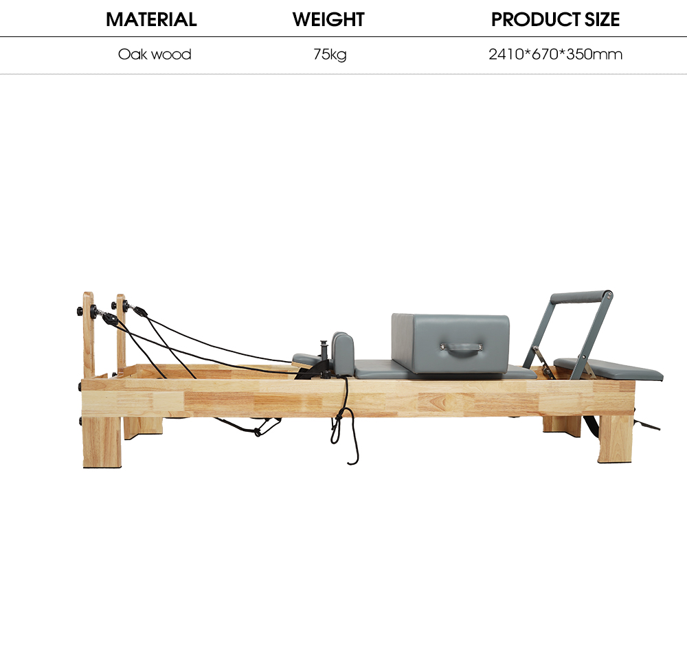 Wavar Pilates Oak Reformator Machine
