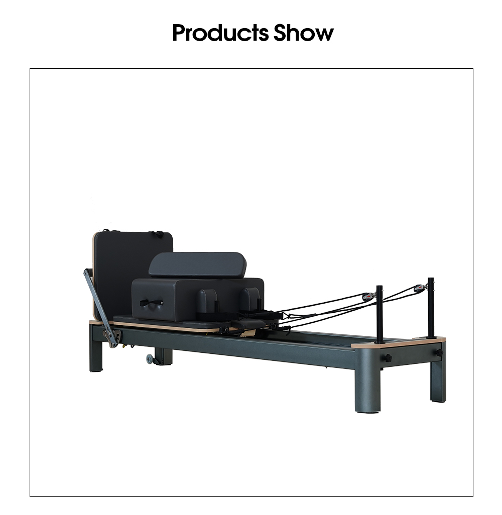 Anodiserad Gunmetal Grey Pilates Reformator 4.0