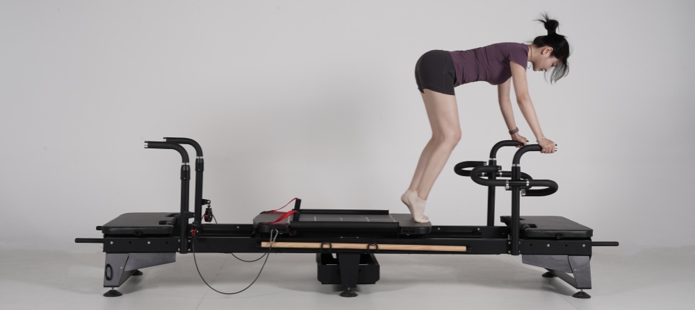 Pilates Reformator Machine med roterande handtag
