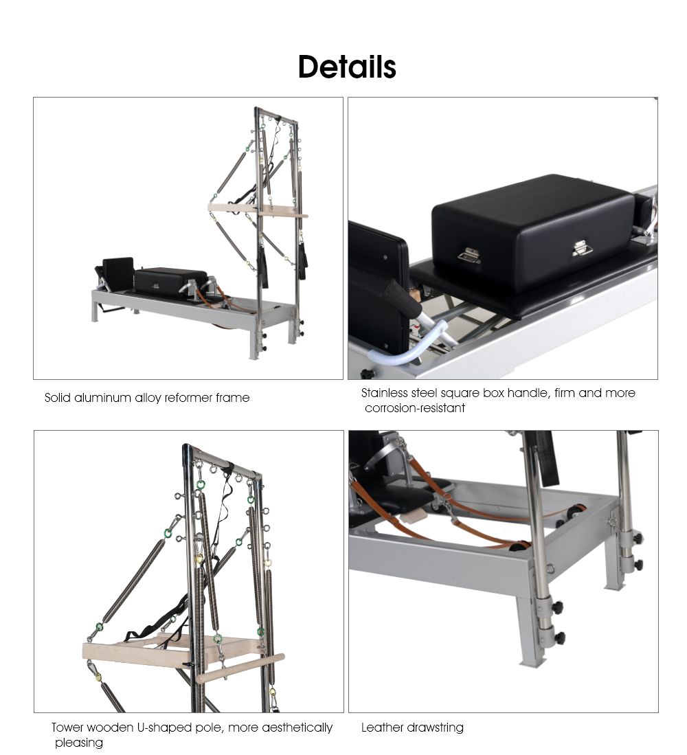 Klassisk pilates reformator med tornet