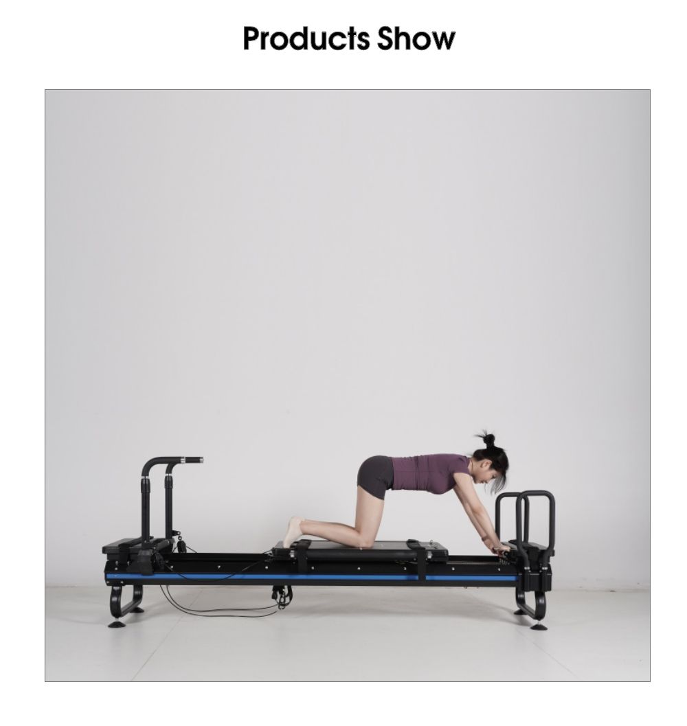 Vasblå stor pilates reformatorutrustning Vasblå stor pilates reformatorutrustning